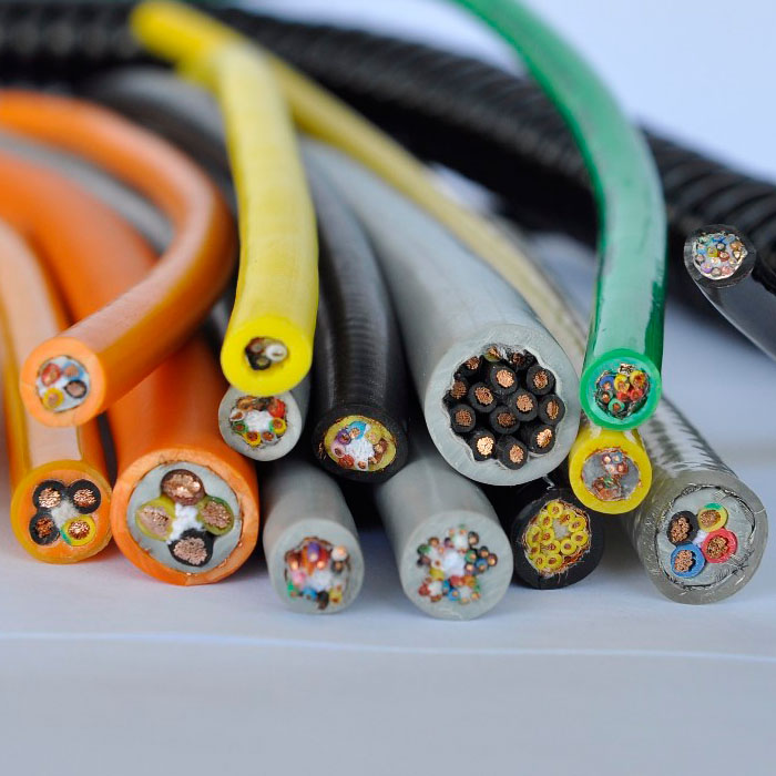 Teflon insulated PVC sheathed high temperature shielded control flexible cable
