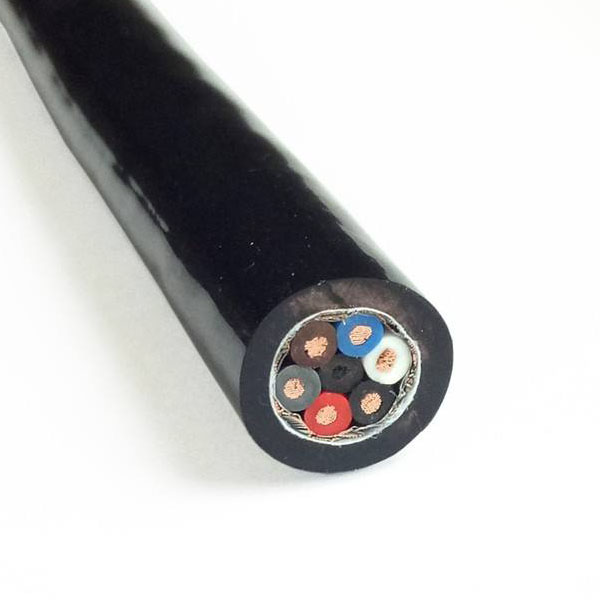 Oil resistant highly flexible PUR polyurethane cable