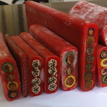 F46 insulated silicone rubber sheathed flexible flat cable YGCB-AF46RP