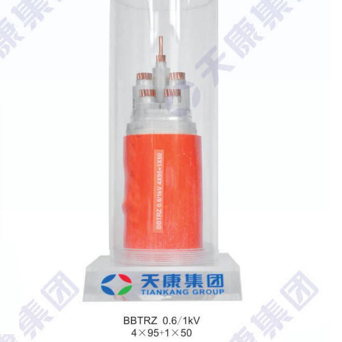 Flexible mineral insulated fireproof cable BBTRZ