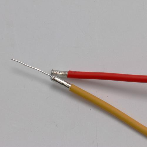High-temperature Teflon insulated and sheathed silver-plated copper wire coaxial cable SFF