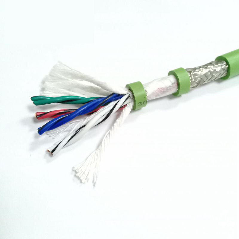TPU Sheath PUR-HF-CY(ST) High Flexible Drag Chain Twisted-pair Shielded Signal Transmission Cable