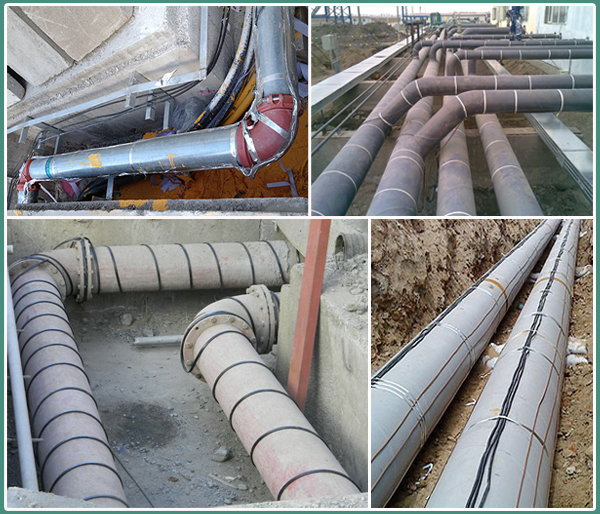 pipe tracing heating tape cables