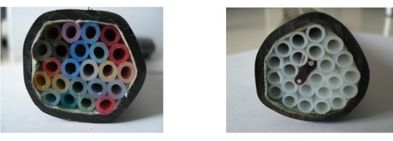 Multi-core electric heating sampling composite tube